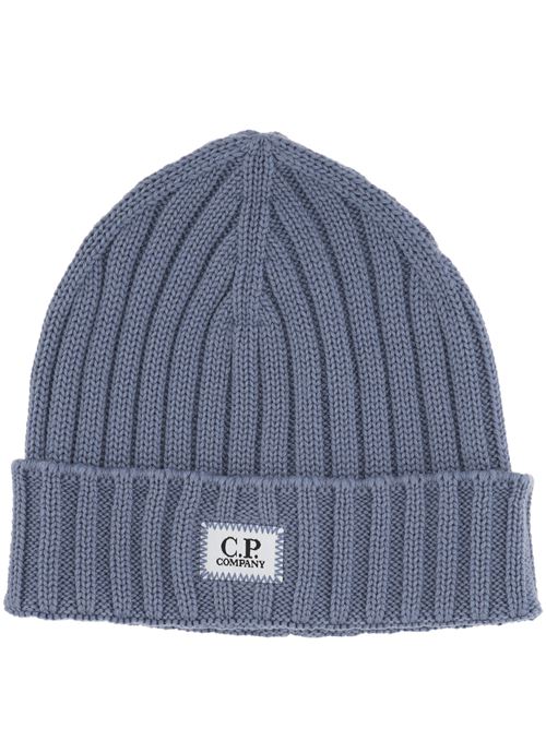 Extra Fine Merino Wool Logo Beanie C.P. Company | 17CMAC120A005509A851